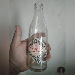 Vintage Commemorative Coca-Cola Glass Bottle